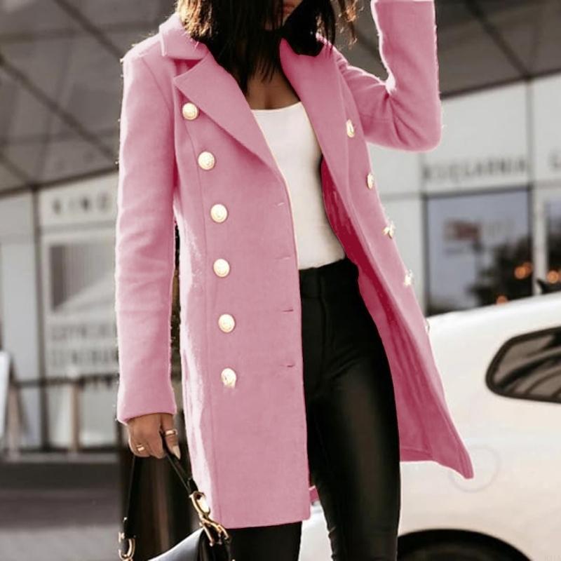 831A Womens Fall Winter Wool C - Wool Coat Peacoat review and price