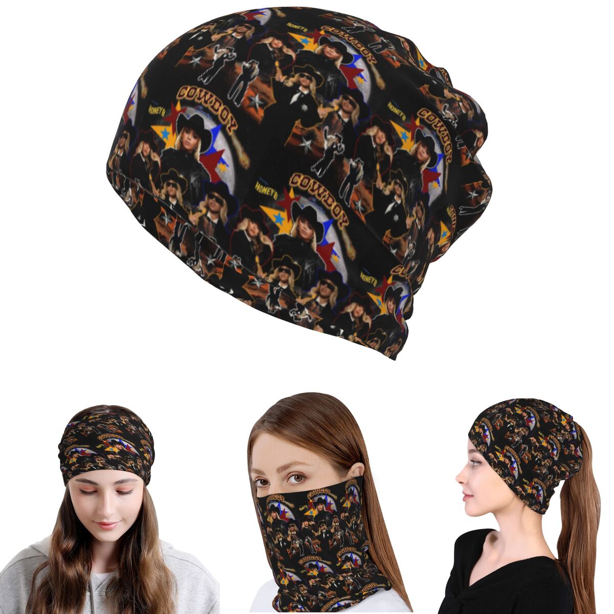 Cowboy Carter Beyonce New Albu - Knit Beanie Hat Warm review and price